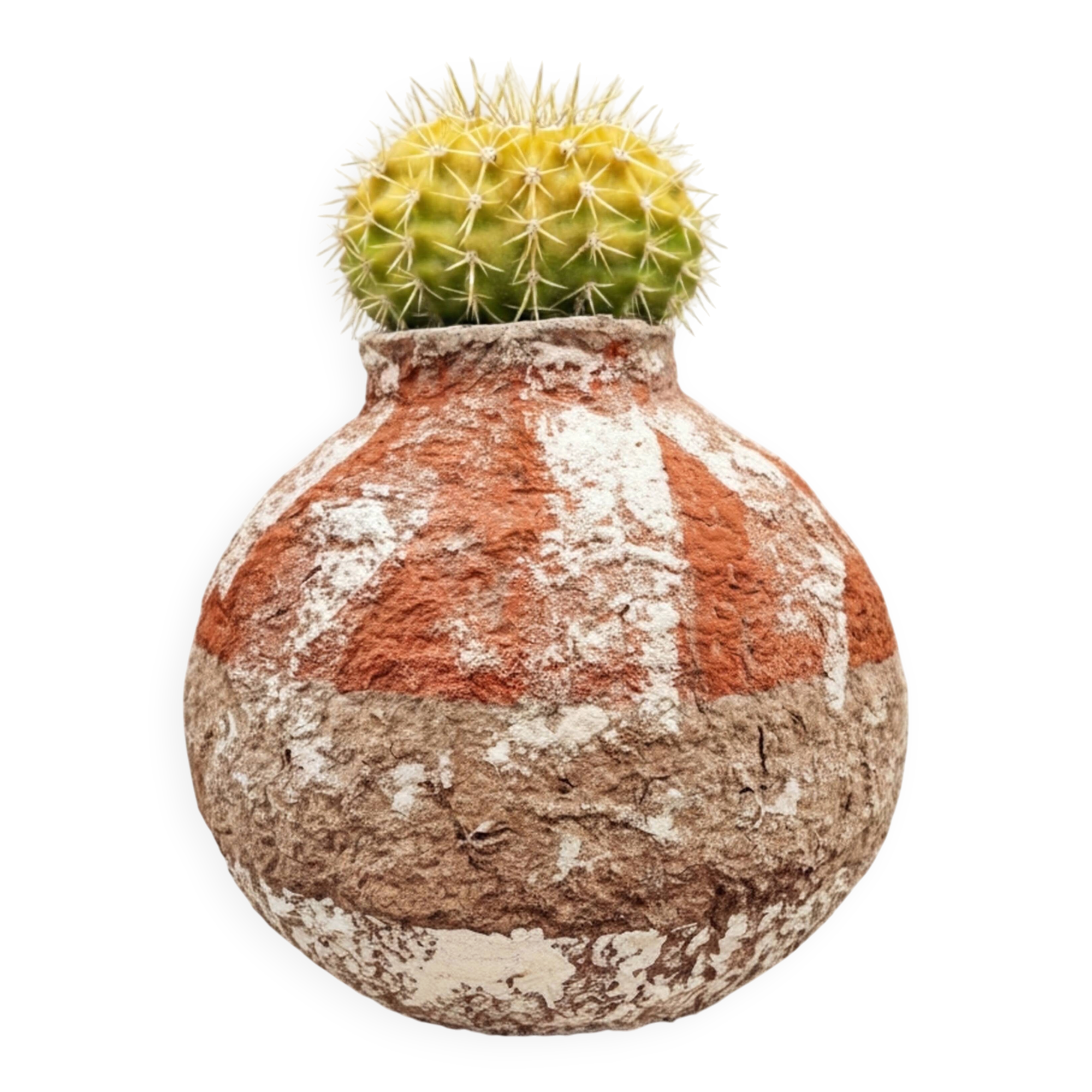 Sculptural vase mineral spirit Boho - Wabi-Sabi