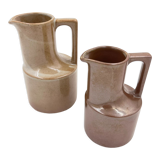 Duo of pitcher Grès de Brenne
