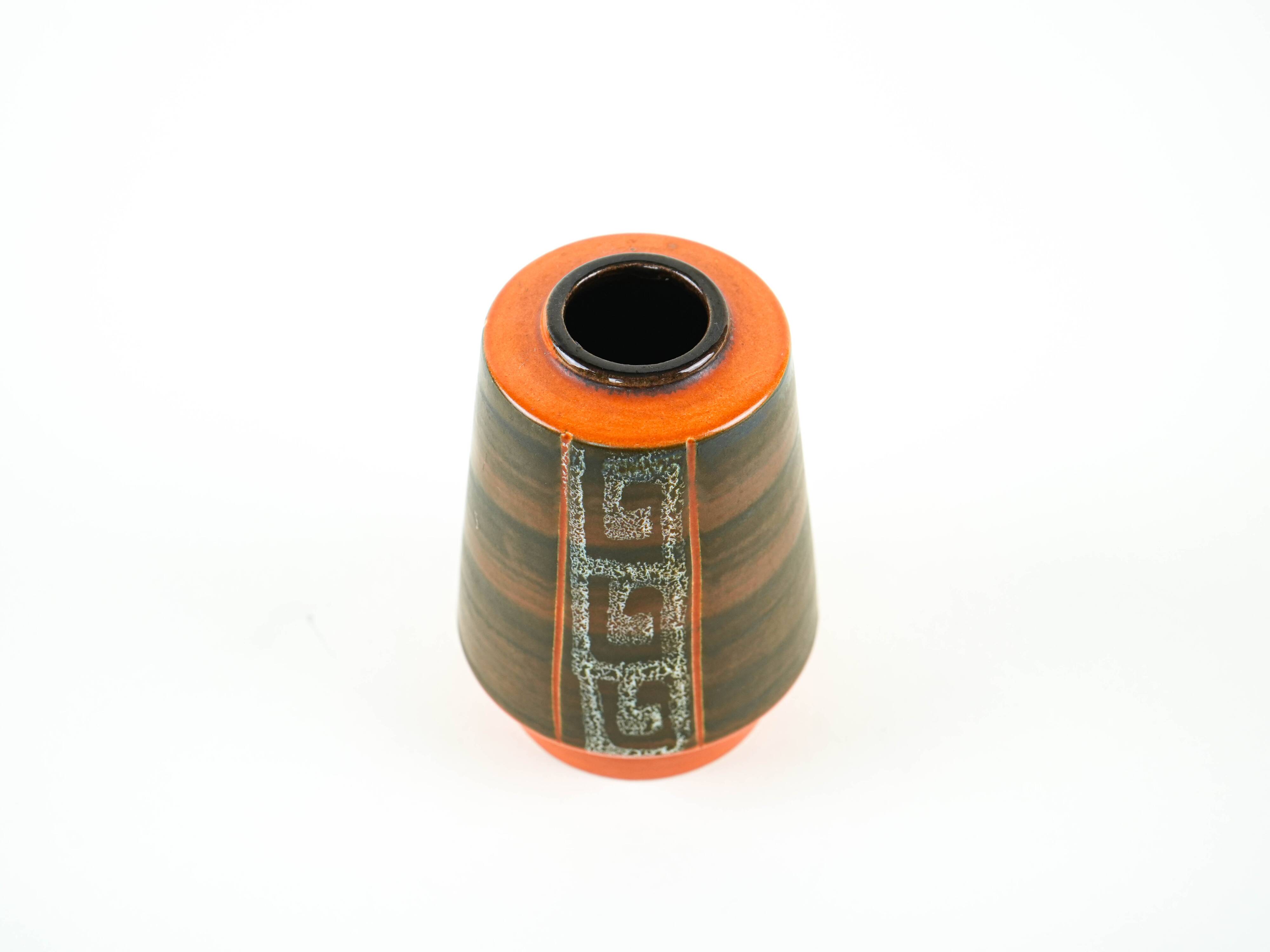 Ceramic vase, German design, 1970s, made in West Germany
