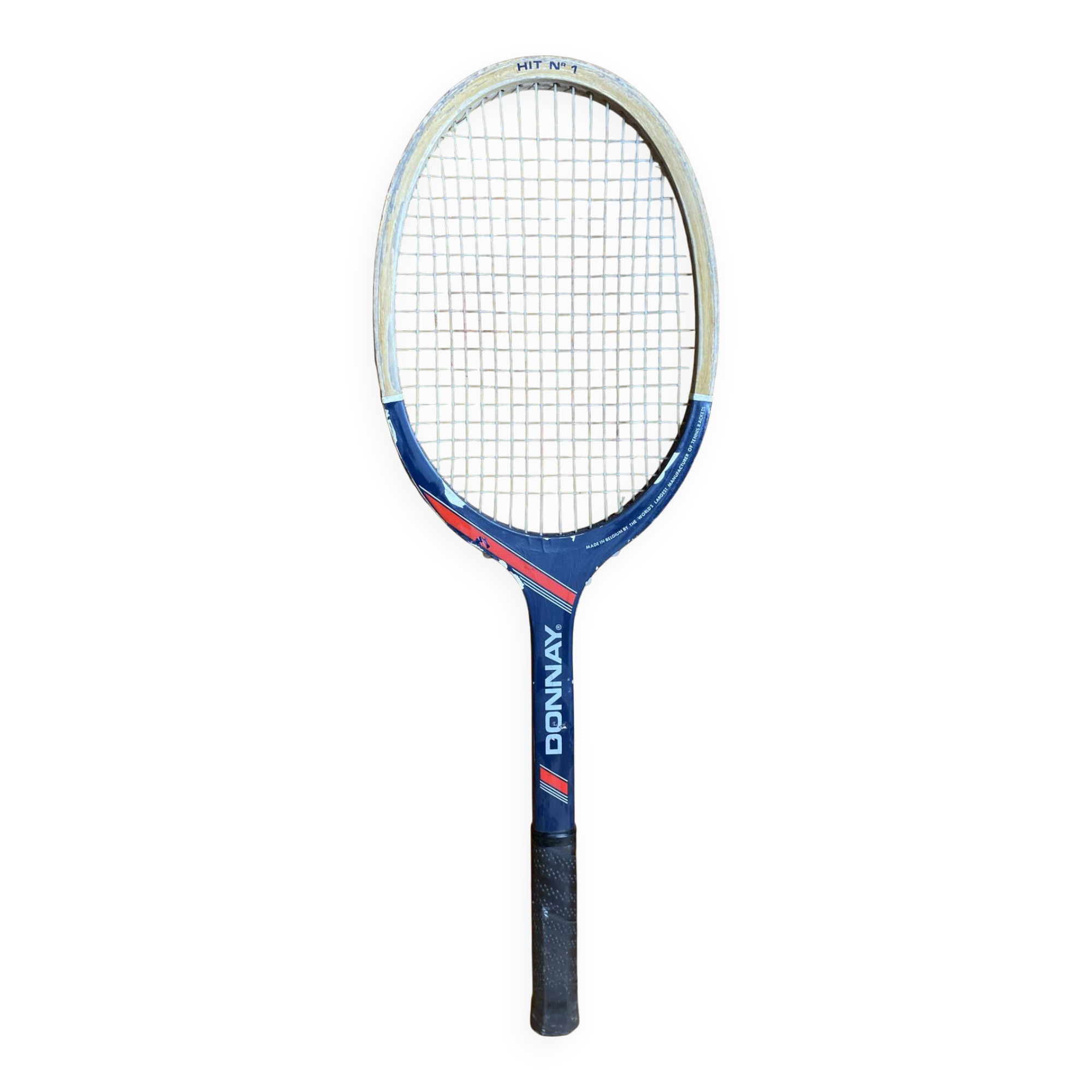 Vintage DONNAY Hit N°1 Wooden Tennis Racket Sport #E225