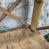Vintage rattan shelf