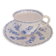 Sarreguemines porcelain cup and saucer