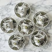 6 tasses à thé et soucoupes Ridgway Staffordshire Windsor