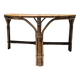 Dining table "patio" in bamboo, Italy, 1960s