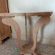 Refurbished oak side table/pedestal table