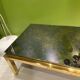 1970s eglomisé glass coffee table