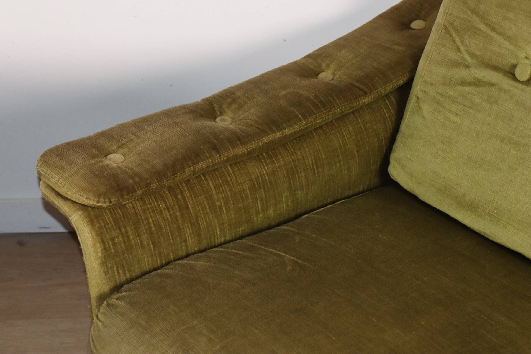 Pair of vintage velvet armchairs – 1960s