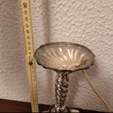 Silver table lamp