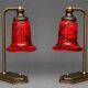 Pair of table lamps.