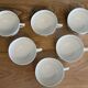 6 anciennes tasses à café thé Raynaud R&C Cie compagnie Limoges France