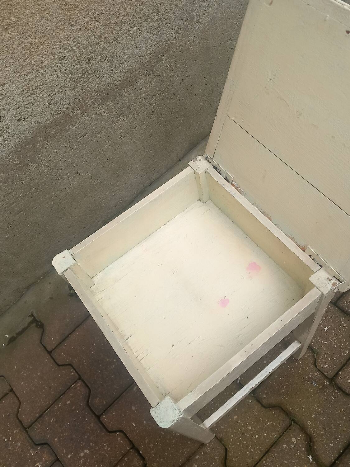 Tabouret coffre vintage
