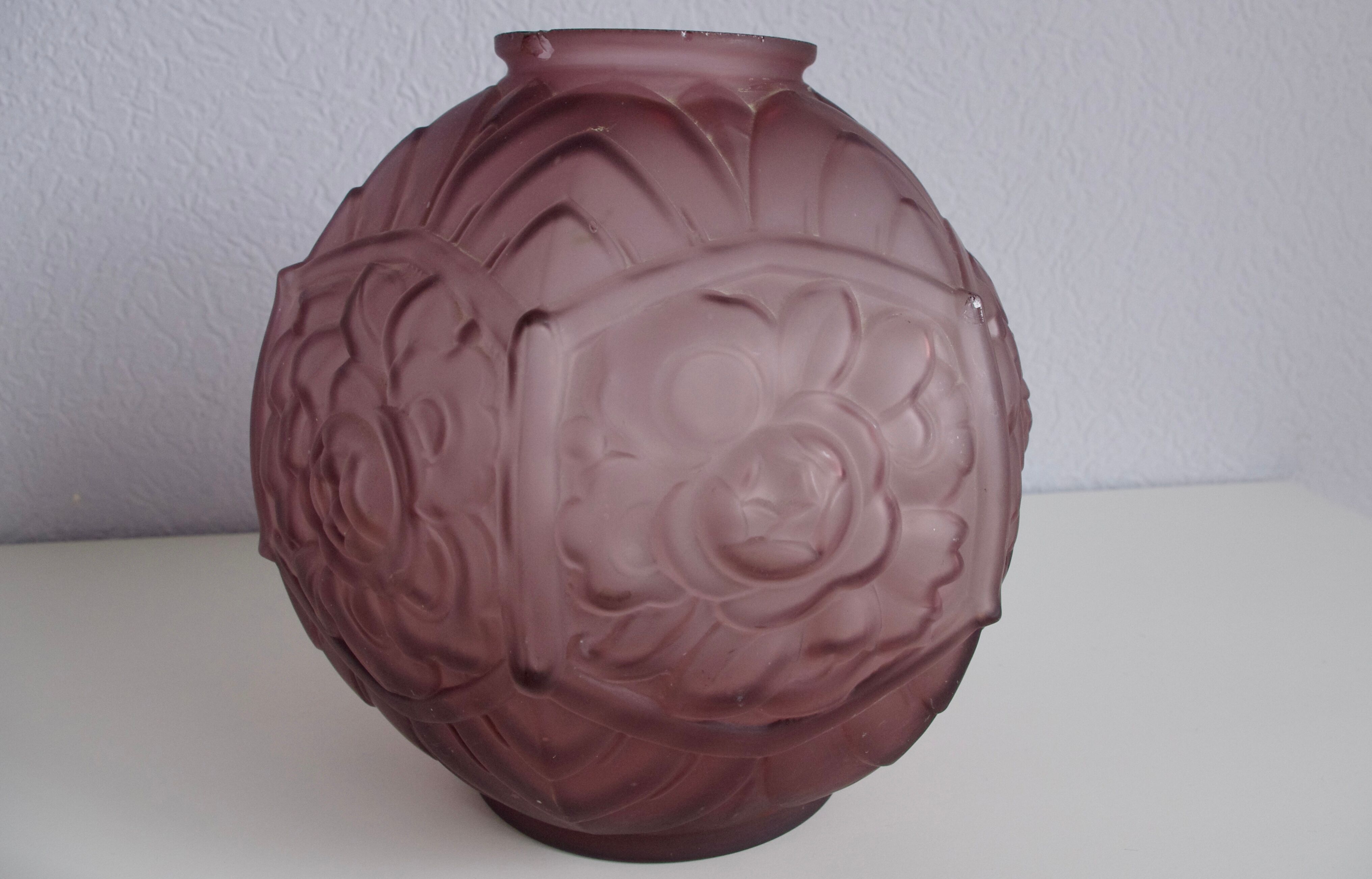 Art Deco ball vase