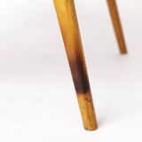 Set of 3 Vintage Beechwood Chairs, 2 Side & 1 Armchair, 1970s, Germany