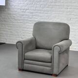 Fauteuil Gris en Tissu, 1990s