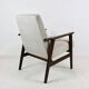 Fauteuil vintage Fox gris clair, années 1970