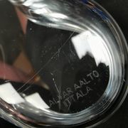 Stylish Alvar Aalto bowl, Finland, estimated to date from the 1980s–90s