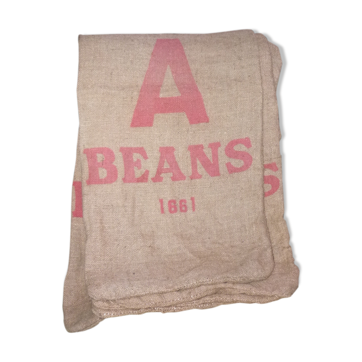 Transport of beans in Burlap bag
