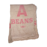 Transport of beans in Burlap bag