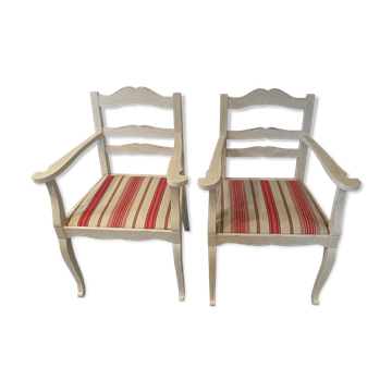 Paire de fauteuils années 50