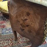 Commode De Style Louix XV En Marqueterie