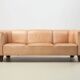 Josef Hoffmann Palais Stoclet Leather Sofa for Wittmann Austria 1905/1990s
