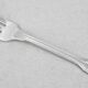 Sfam model Filet, 12 long cake forks, 16 cm, in silver-plated metal.