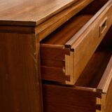 Mid-Century Teak Dressing Table with Adjustable Mirror, 1960s