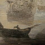 TURNER Oil on Panel Marine