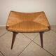 Tabouret vintage paille 1960
