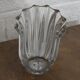 Molded crystal vase Pierre d'Avesn (Pierre Girre) 1940s