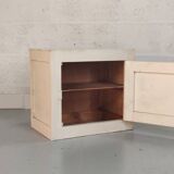 White bedside table chest style