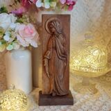 Virgin wooden sculpture