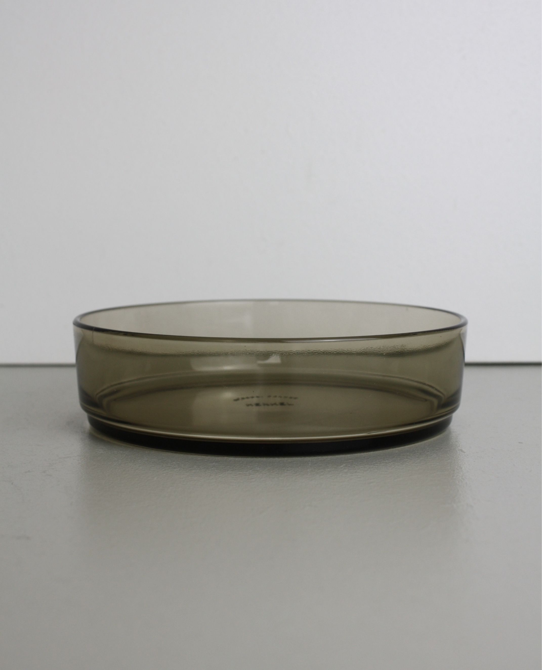 Henkel smoked glass bowl or empty pocket