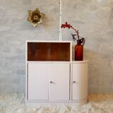 Rounded cabinet vintage beige