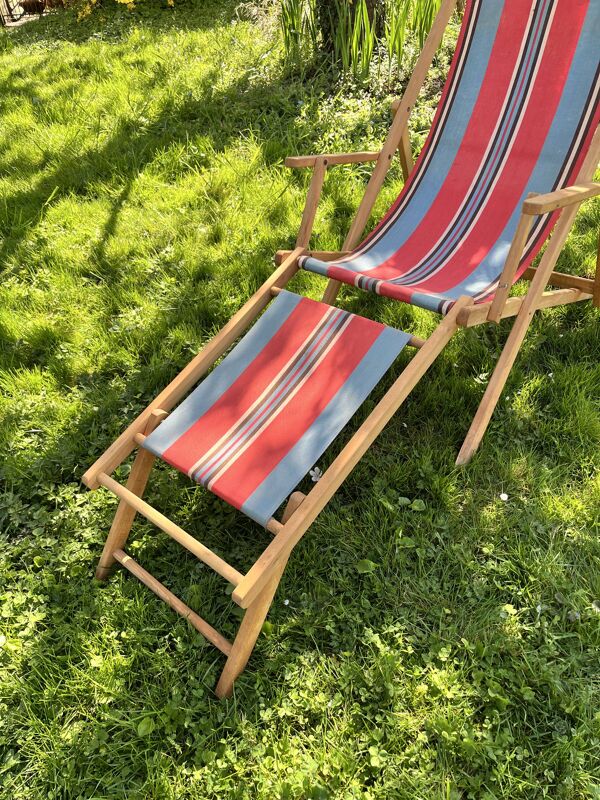 Chaise longue chilienne vintage