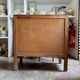Dark wood 3-drawer chest of drawers