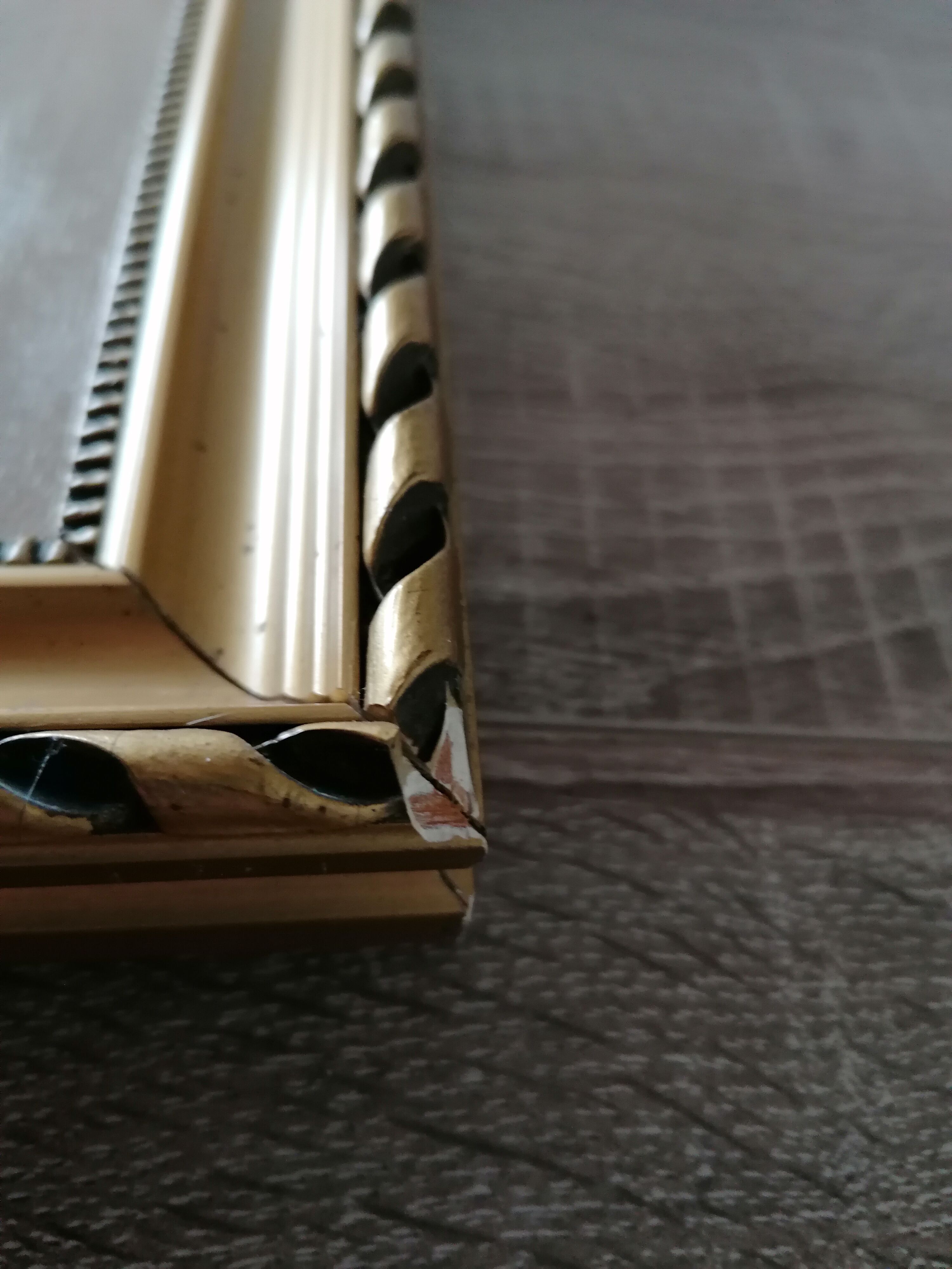 Painted painting on wood