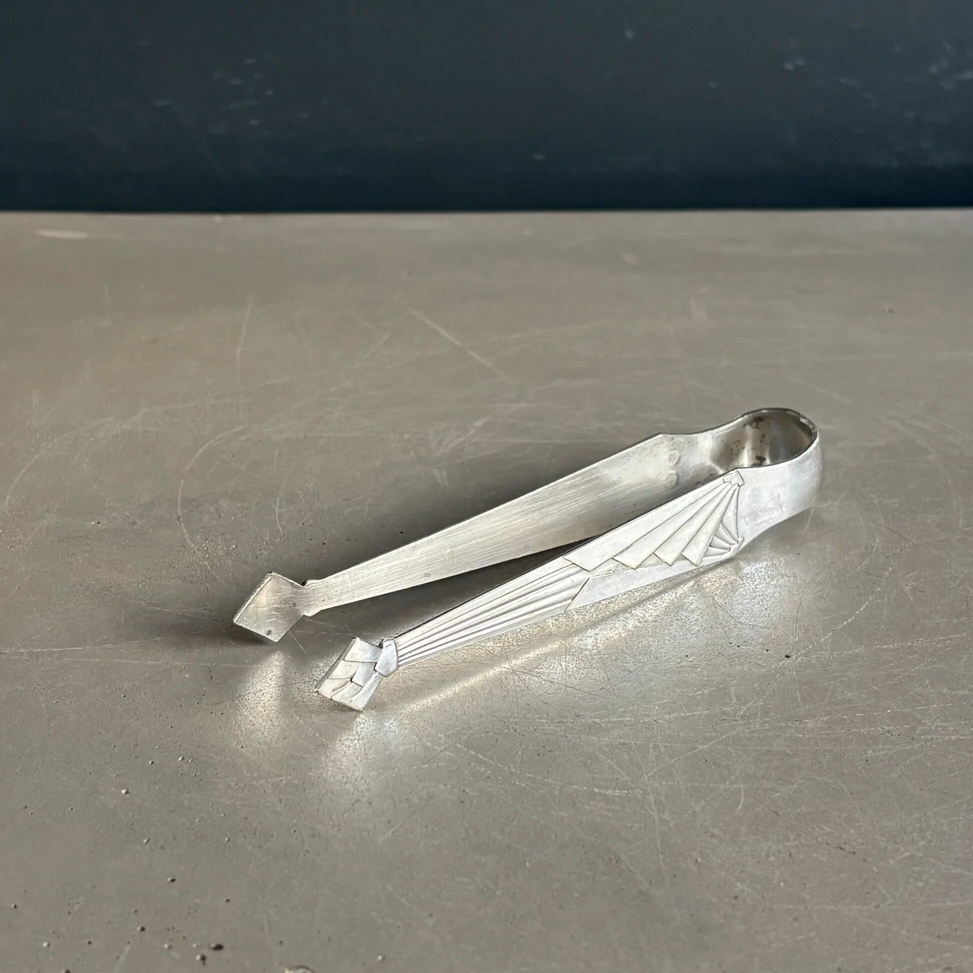 Silver-plated sugar tongs - 13.7 cm - Ref 1224