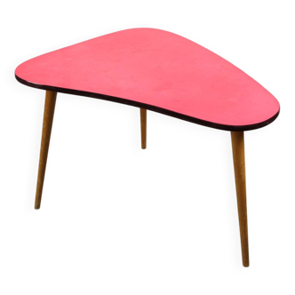 Mid Century Italian Oval Red Table
