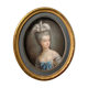 Pastel buste marquise