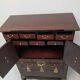 Furniture antique Korean storage box 1910 in wood and brass