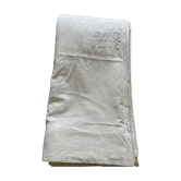 Old linen fabric marked MTM