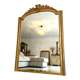 Antique mirror with 19th century pediment