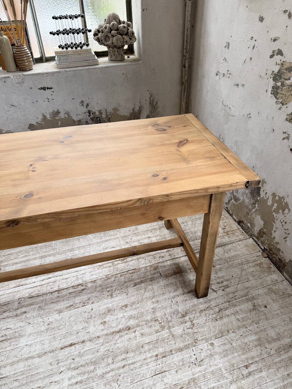 Farm table in pine, 1950s