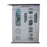 Poster "Tube" published by Volk und Wissen Berlin 1954