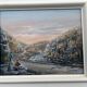 Painting Mountainous landscape with figures Ruth Martel