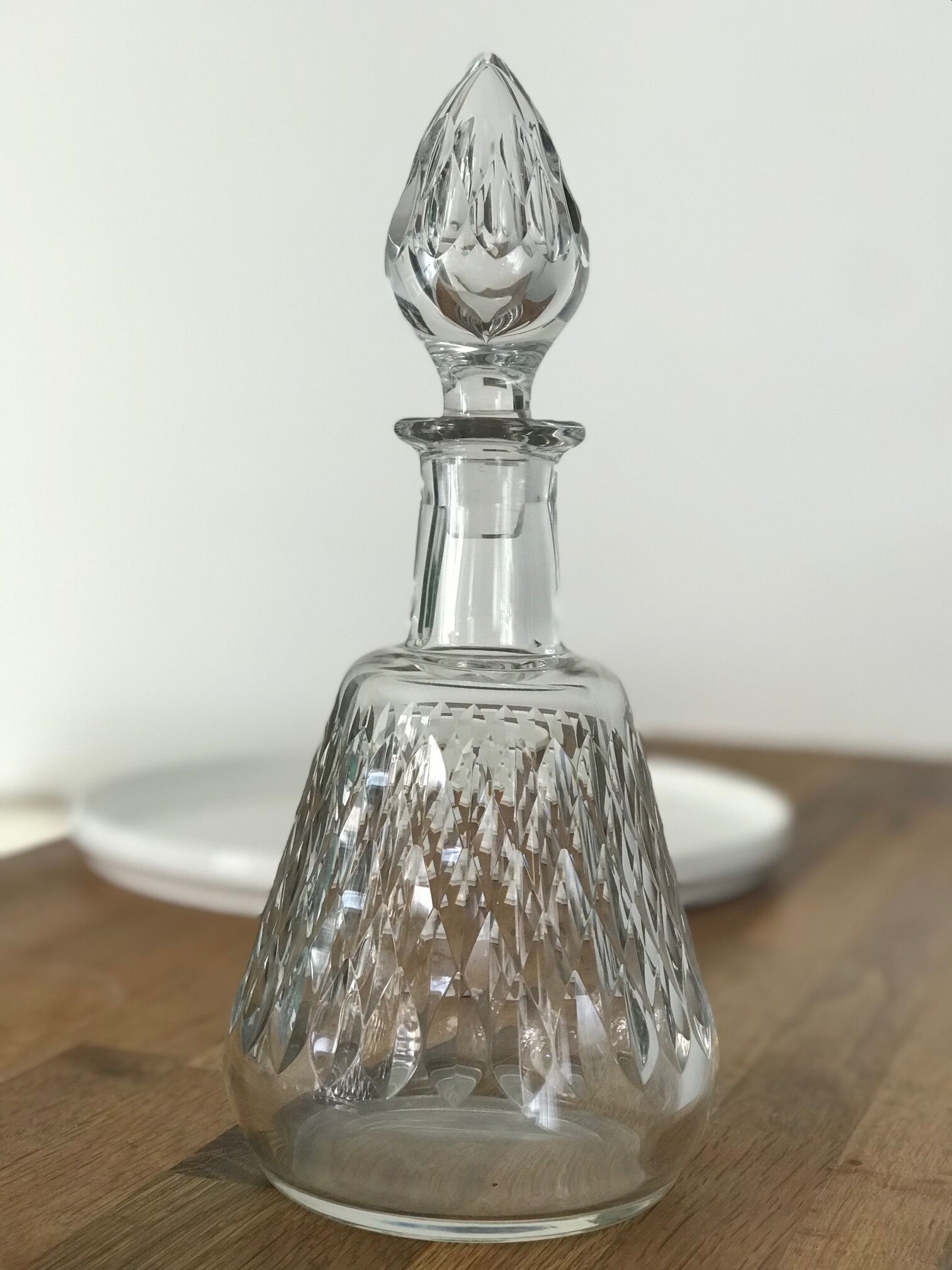 Baccarat crystal wine or port decanter Armagnac model