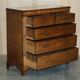 Grande commode antique Thomas Chippendale Sheraton Revival bois dur
