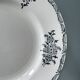 Set of 10 flat plates numbered terre de fer xixème st amand