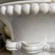 Vase, barbotine in artistic earthenware from Malicorne